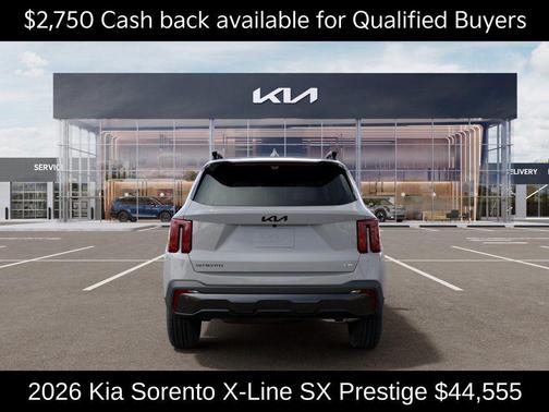 Wolf Gray 2026 Kia Sorento X-Line SX Prestige