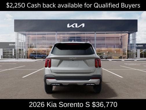 Ivory Silver 2026 Kia Sorento S