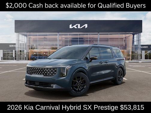 Astra Blue 2026 Kia Carnival Hybrid SX Prestige