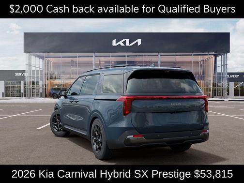 Astra Blue 2026 Kia Carnival Hybrid SX Prestige