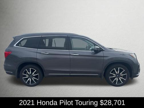 Modern Steel Metallic 2021 Honda Pilot Touring 7-Passenger