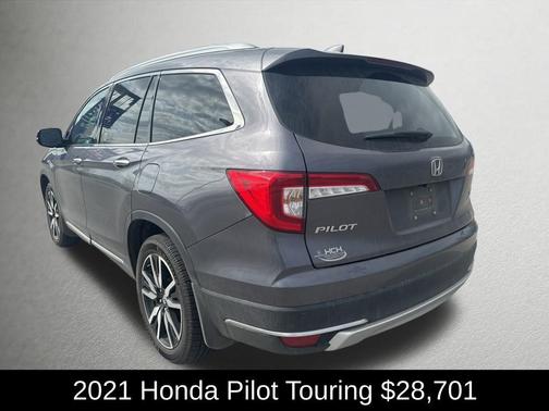 Modern Steel Metallic 2021 Honda Pilot Touring 7-Passenger
