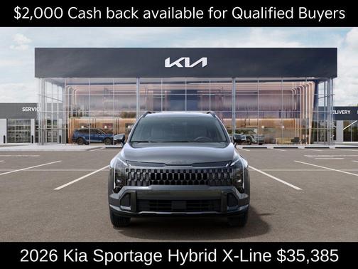 Gravity Gray 2026 Kia Sportage Hybrid X-Line