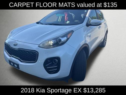 Snow White Pearl 2018 Kia Sportage EX