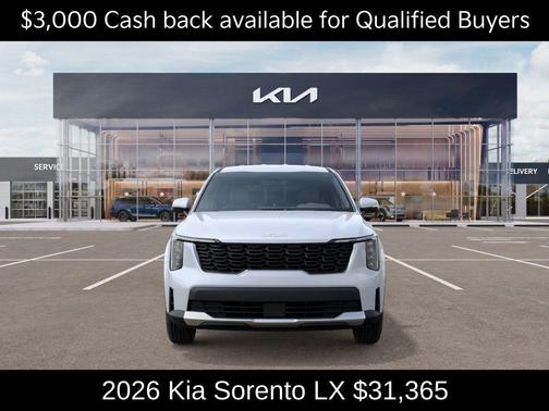 Glacial White Pearl 2026 Kia Sorento LX