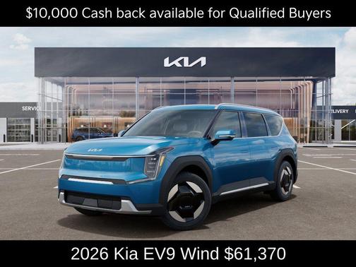 Ocean Blue 2026 Kia EV9 Wind