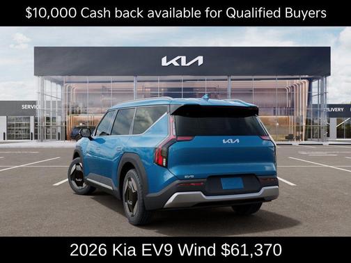 Ocean Blue 2026 Kia EV9 Wind