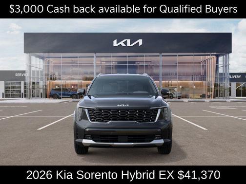 Gray 2026 Kia Sorento Hybrid EX