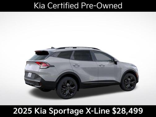 Wolf Gray 2025 Kia Sportage X-Line