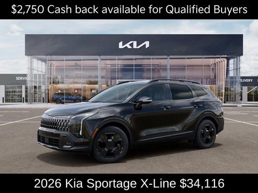 Ebony Black 2026 Kia Sportage X-Line