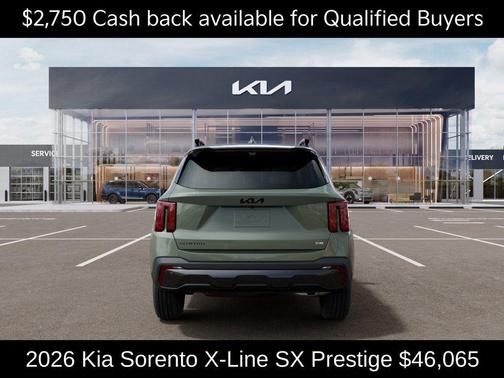 Jungle Green 2026 Kia Sorento X-Line SX Prestige