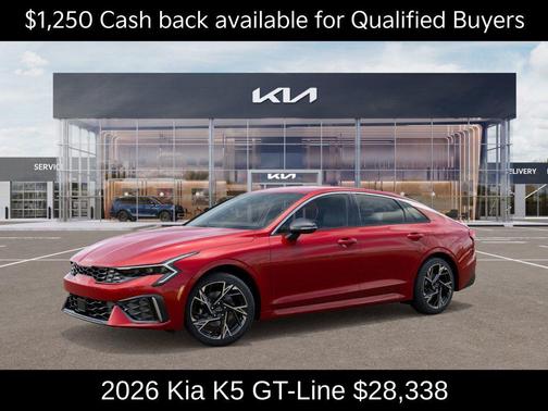 Runway Red 2026 Kia K5 GT-Line