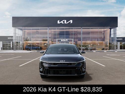 Aurora Black Pearl 2026 Kia K4 GT-Line