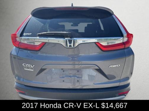 Modern Steel Metallic 2017 Honda CR-V EX-L