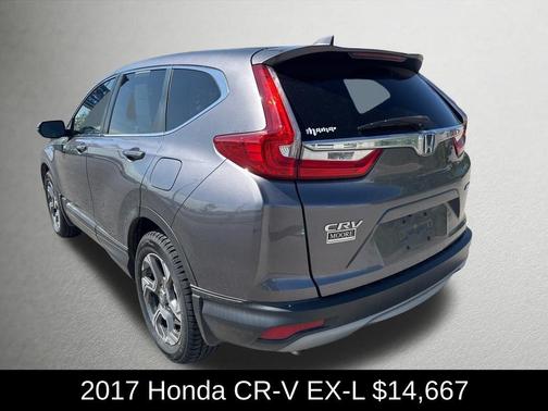 Modern Steel Metallic 2017 Honda CR-V EX-L