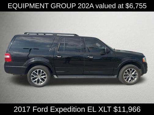 Shadow Black 2017 Ford Expedition EL XLT
