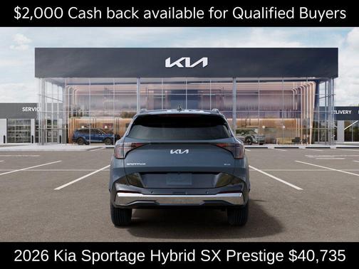 Heritage Blue 2026 Kia Sportage Hybrid SX-Prestige