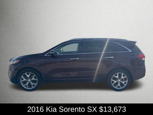 Sangria Red 2016 Kia Sorento SX