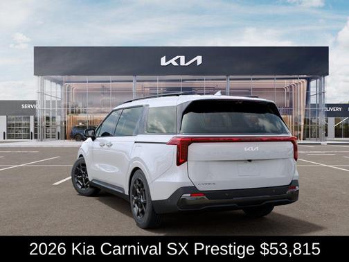 Snow White Pearl 2026 Kia Carnival SX Prestige