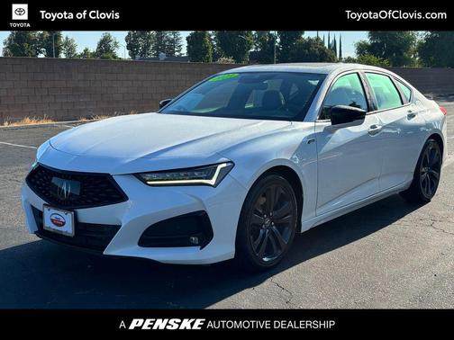 Platinum White 2023 Acura TLX A-Spec