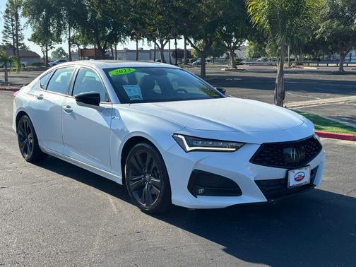 Platinum White 2023 Acura TLX A-Spec