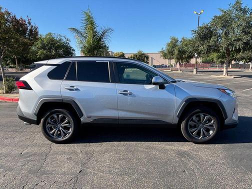 Silver Sky Metallic 2022 Toyota RAV4 Hybrid XLE Premium