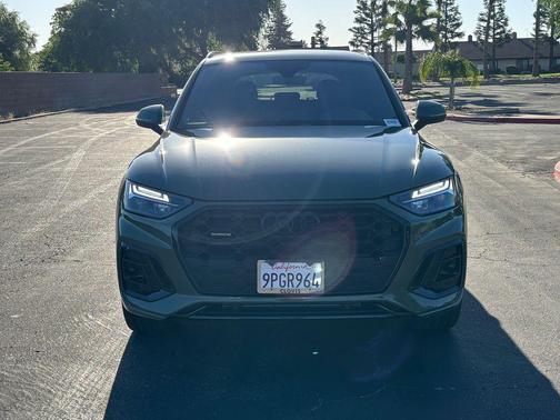 District Green Metallic 2024 Audi Q5 45 S line Premium Plus