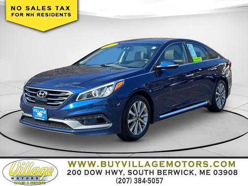 Lakeside Blue 2017 Hyundai SONATA Limited