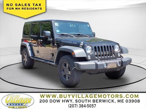 2016 Jeep Wrangler Unlimited Black Bear