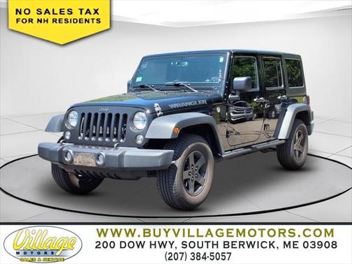 2016 Jeep Wrangler Unlimited Black Bear