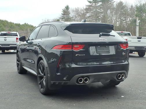 Borealis Black Satin 2020 Jaguar F-PACE SVR P550 AWD Automatic
