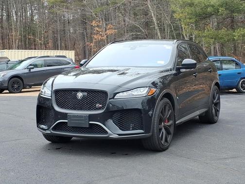 Borealis Black Satin 2020 Jaguar F-PACE SVR P550 AWD Automatic