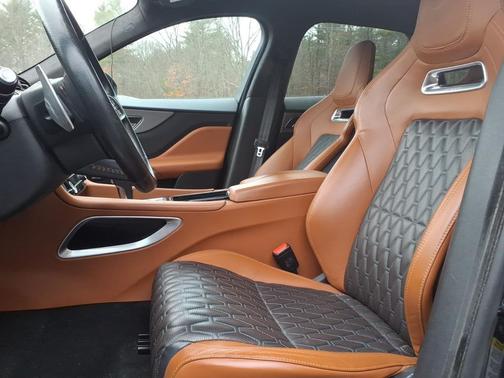 Borealis Black Satin 2020 Jaguar F-PACE SVR P550 AWD Automatic