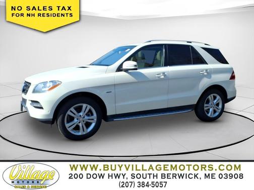 Diamond White Metallic 2012 Mercedes-Benz M-Class 4MATIC