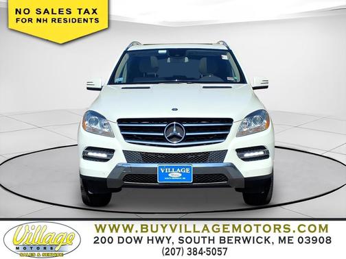 Diamond White Metallic 2012 Mercedes-Benz M-Class 4MATIC