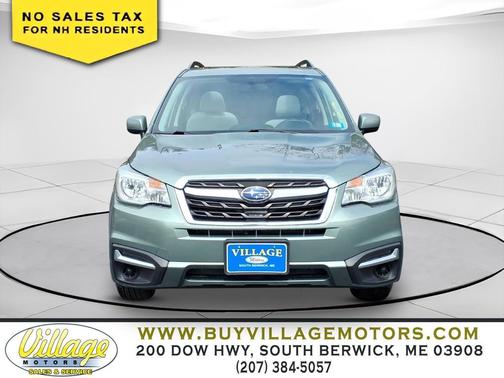 Jasmine Green Metallic 2018 Subaru Forester 2.5i Premium Black Edition