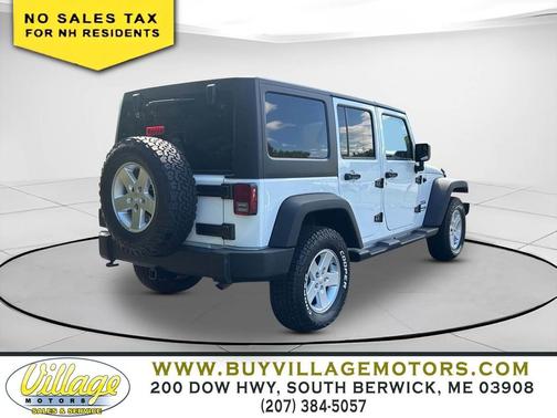 Bright White Clearcoat 2018 Jeep Wrangler JK Unlimited Sport