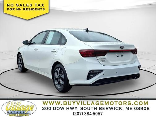 Clear White 2020 Kia Forte LXS