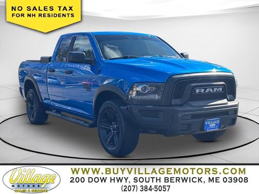 Hydro Blue Pearlcoat 2022 RAM 1500 Classic Warlock Quad Cab 4x4 6'4' Box