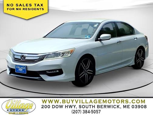 White Orchid Pearl 2016 Honda Accord Sport