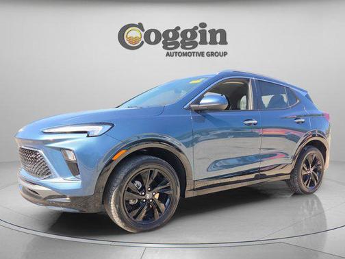 Ocean Blue Metallic 2024 Buick Encore GX Sport Touring