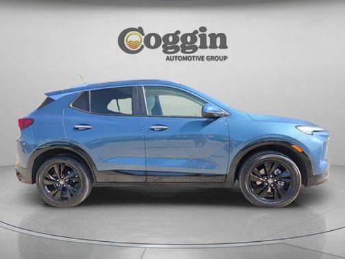 Ocean Blue Metallic 2024 Buick Encore GX Sport Touring