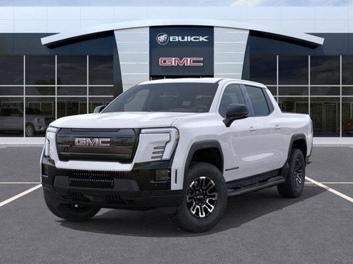 Summit White 2026 GMC Sierra EV Extended Range Elevation