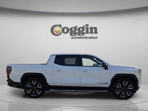 Summit White 2025 GMC Sierra EV Max Range Denali