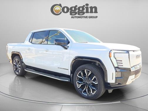 Summit White 2025 GMC Sierra EV Max Range Denali