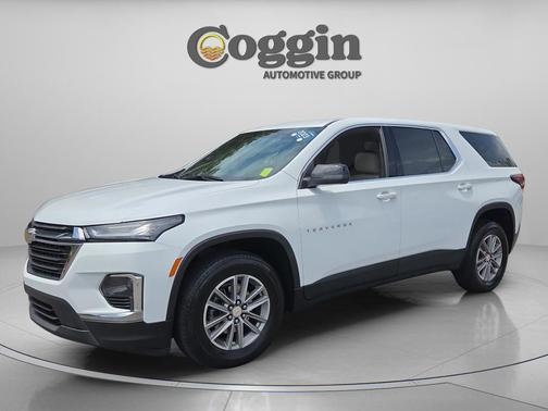 Summit White 2023 Chevrolet Traverse LS