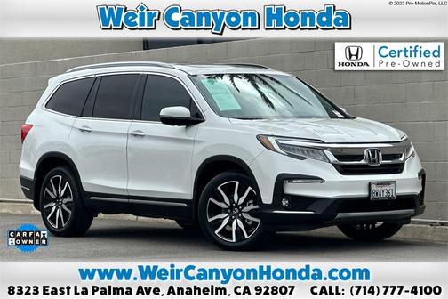 2021 Honda Pilot Touring 8-Passenger