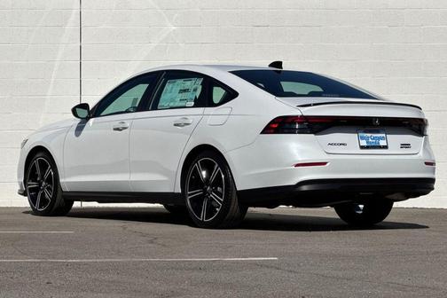 Platinum White Pearl 2026 Honda Accord Hybrid Sport