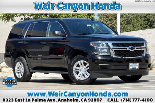 Black 2019 Chevrolet Tahoe LT