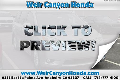2017 Toyota Sienna XLE